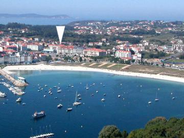 Hotel Plaza Portonovo Bagian luar foto